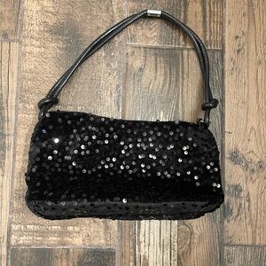 Black Sequin Women's Bag